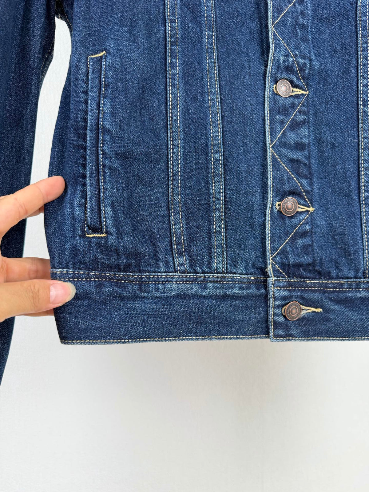 Celine Indigo Washed Denim Jacket