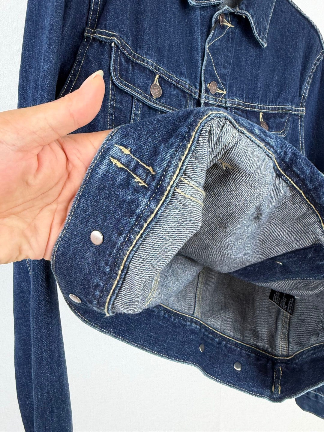 Celine Indigo Washed Denim Jacket