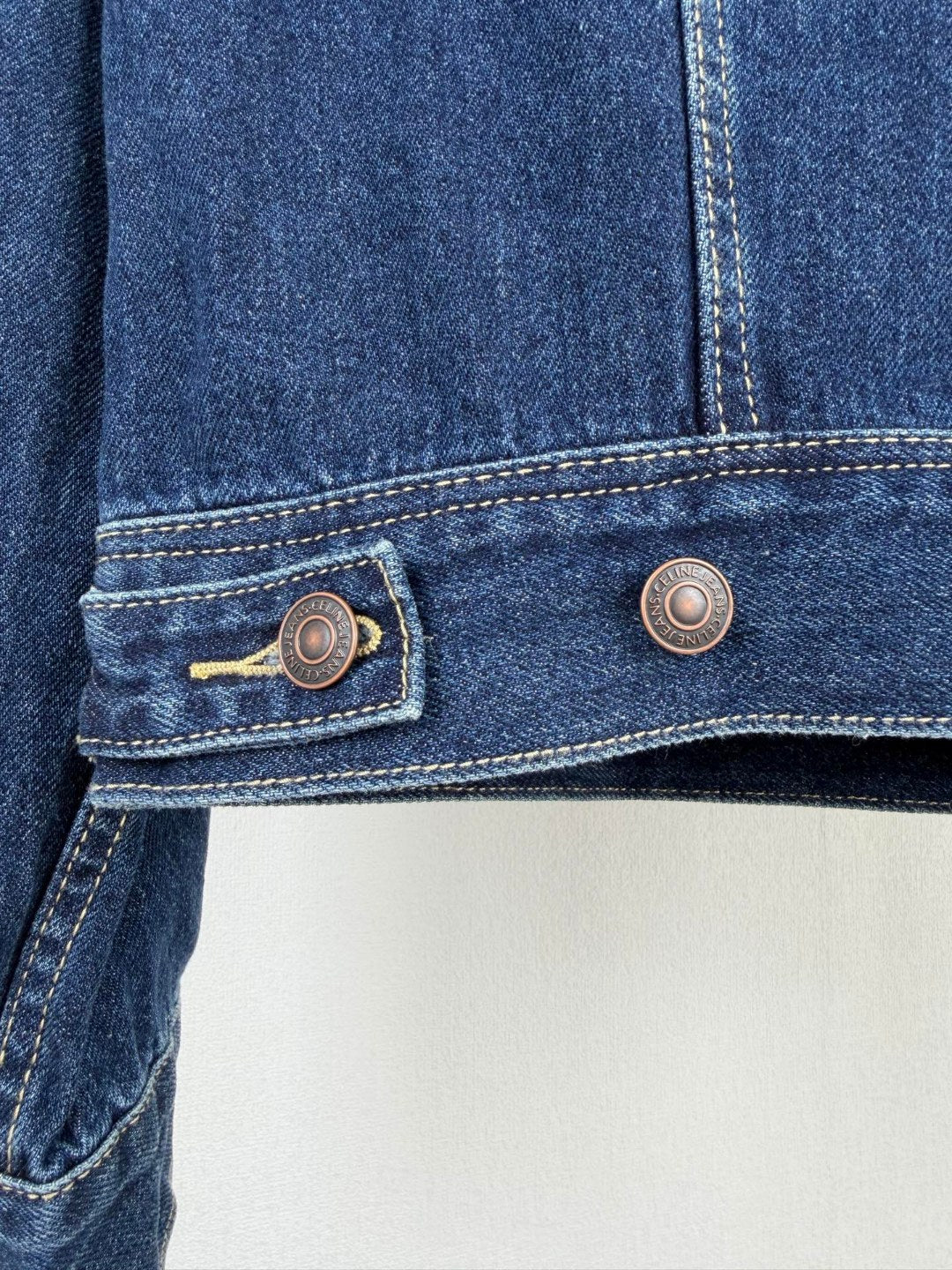 Celine Indigo Washed Denim Jacket