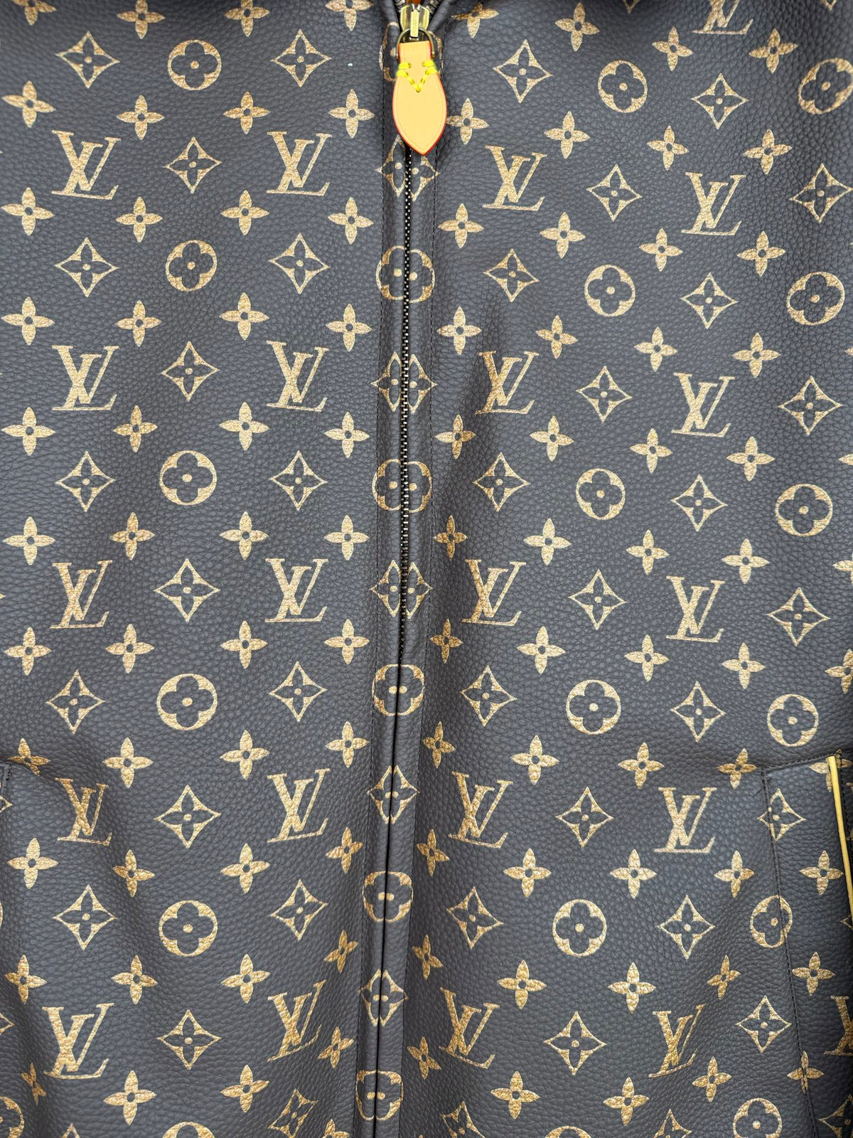 LV Monogram Leather Jacket