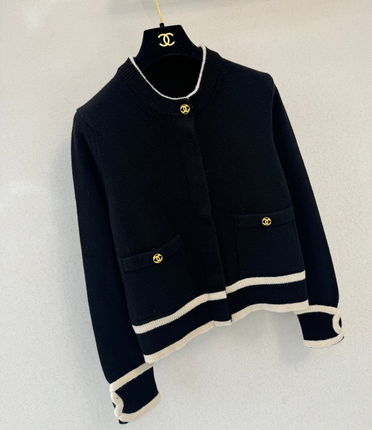 Chanel Crew Neck Cardigan women's