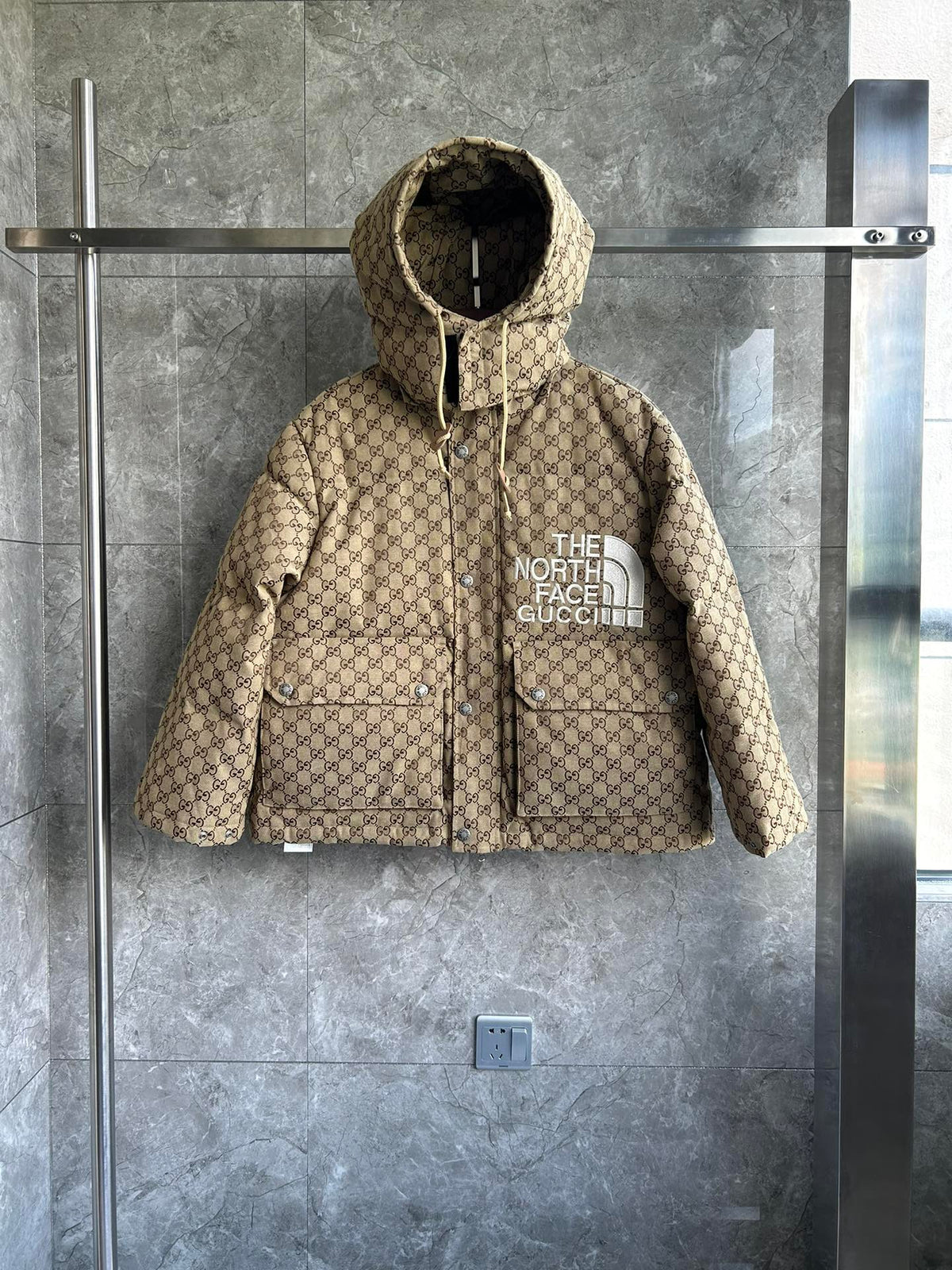 Gucci x NF Down Jacket W/ Detachable Hood