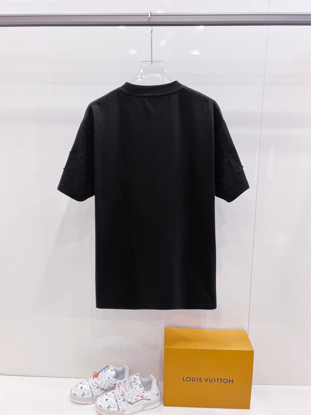 Gucci Floral Print Rhinestone T-Shirt
