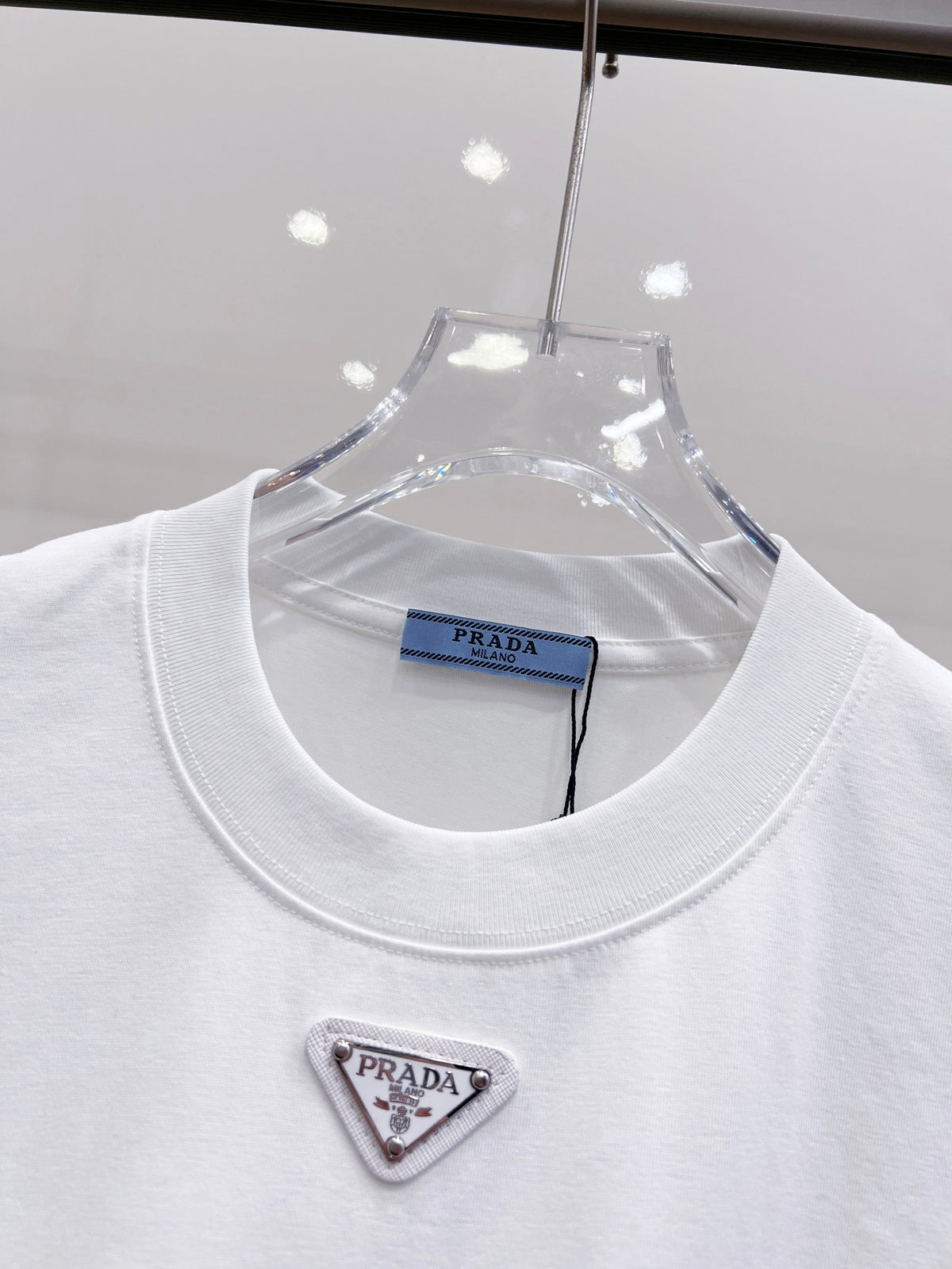 Prada Triangle Logo T-Shirt