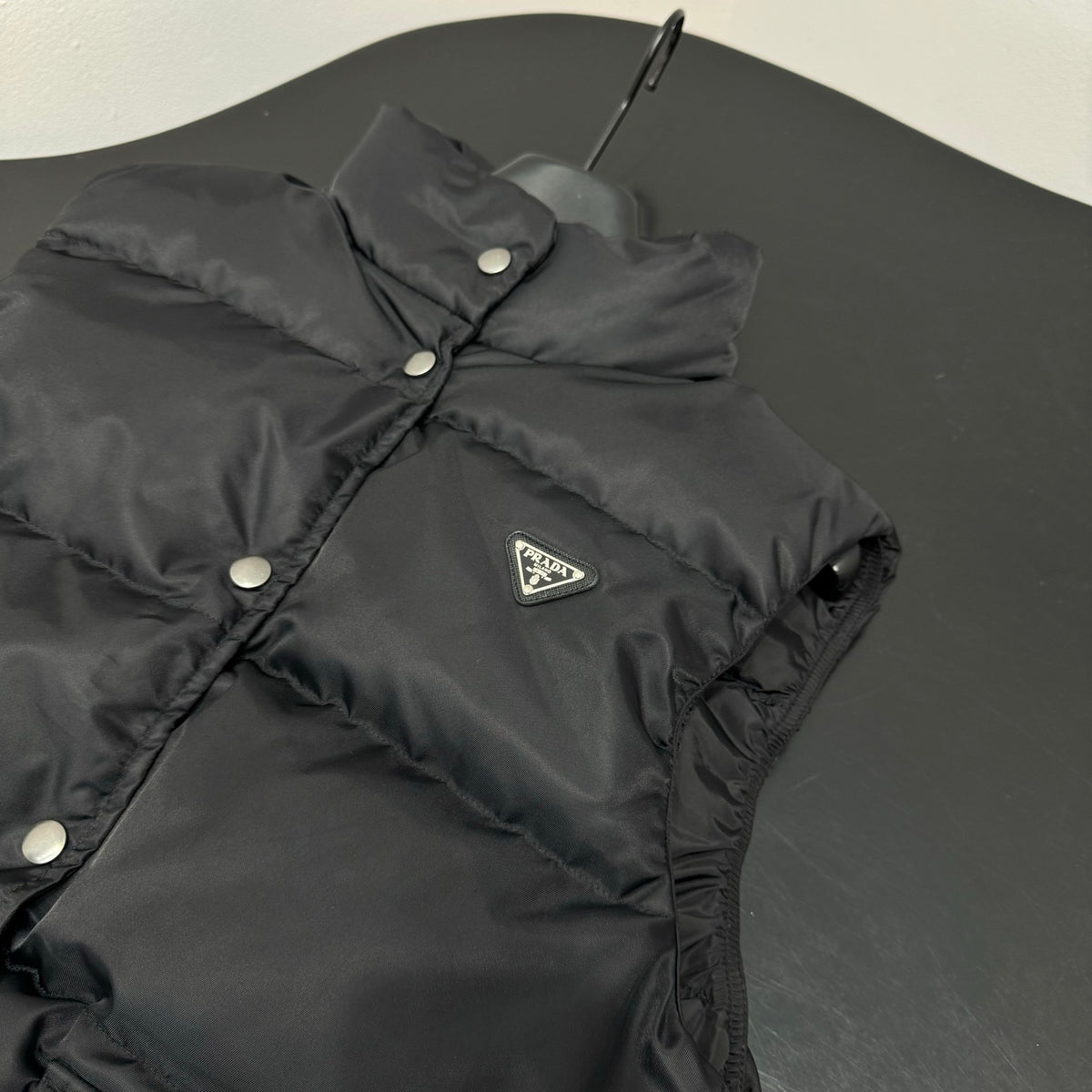 Prada ReNylon Stand Collar Vest