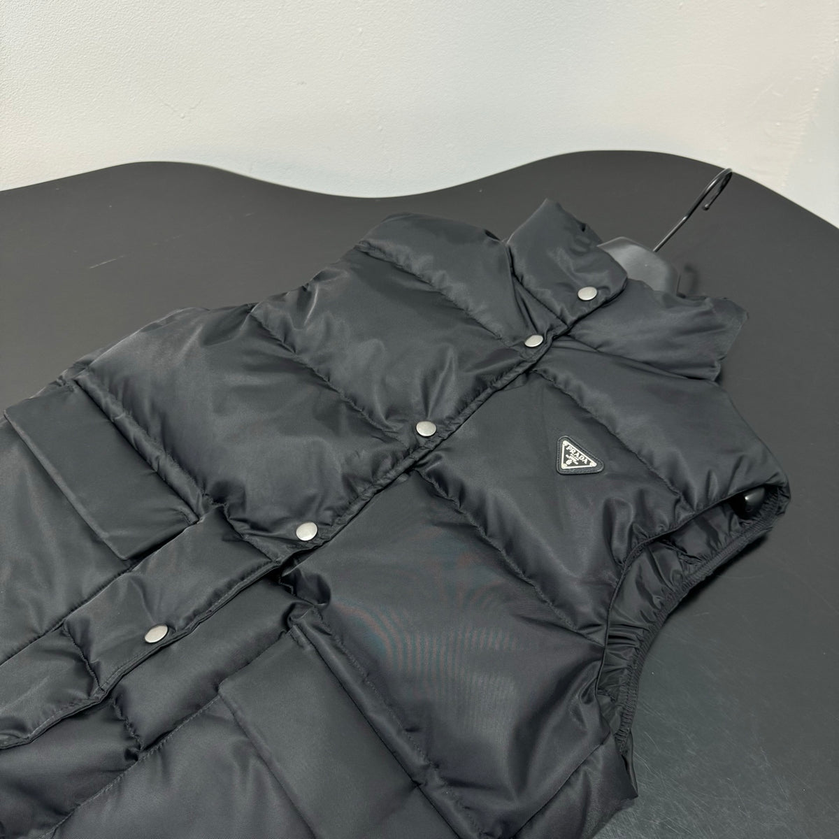 Prada ReNylon Stand Collar Vest