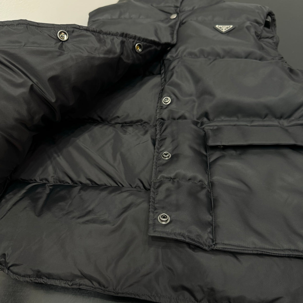Prada ReNylon Stand Collar Vest