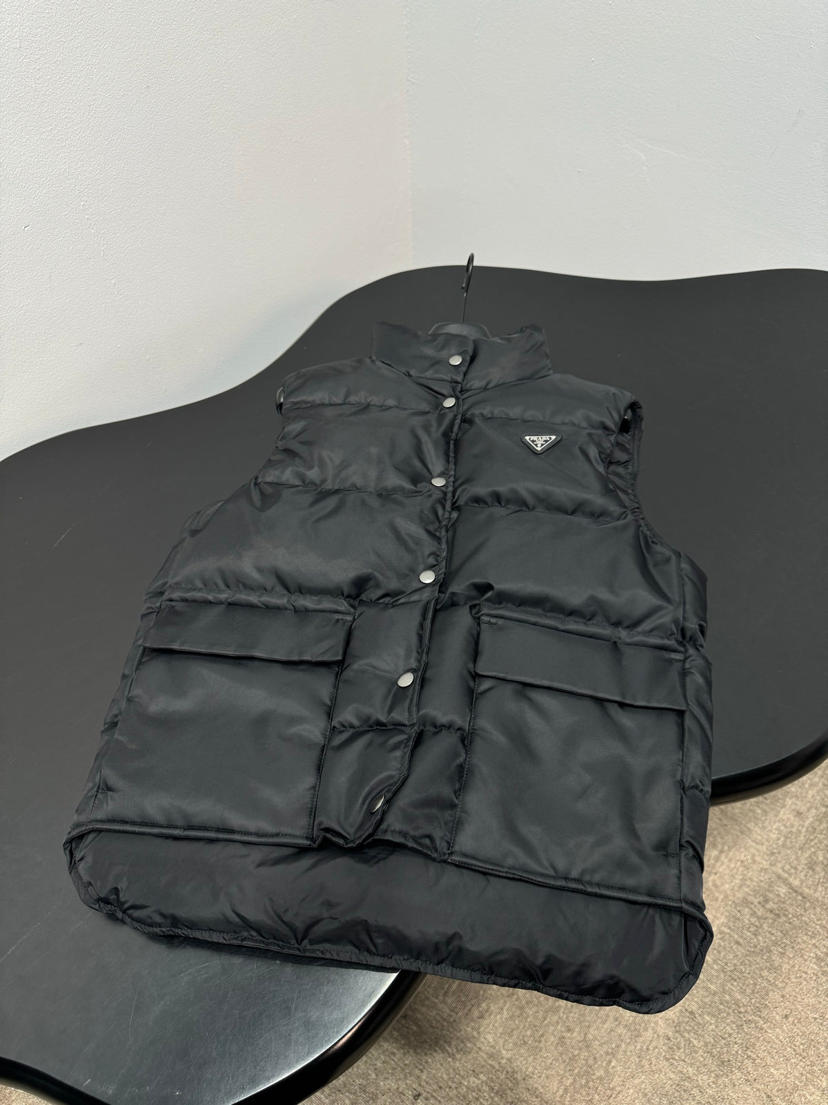 Prada ReNylon Stand Collar Vest