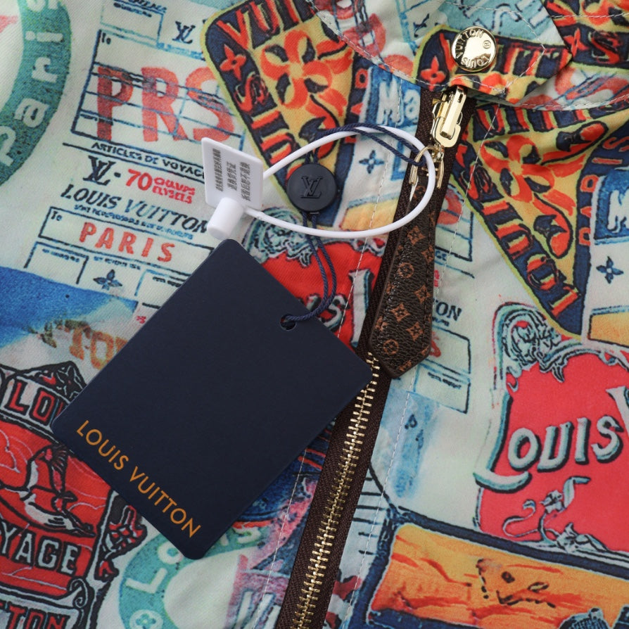 Louis Vuitton Newspaper Print Reversible Jacket