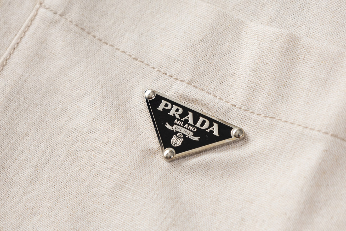 Prada Linen Short Sleeve Shirt