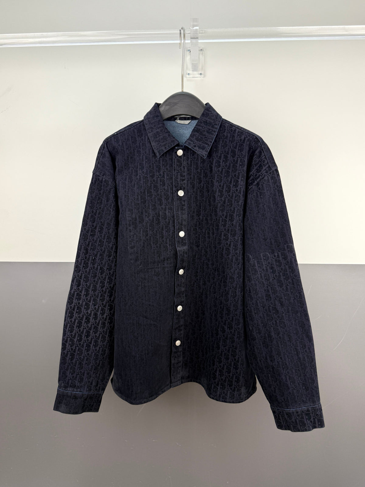 Dior All-over Jacquard Denim Shirt