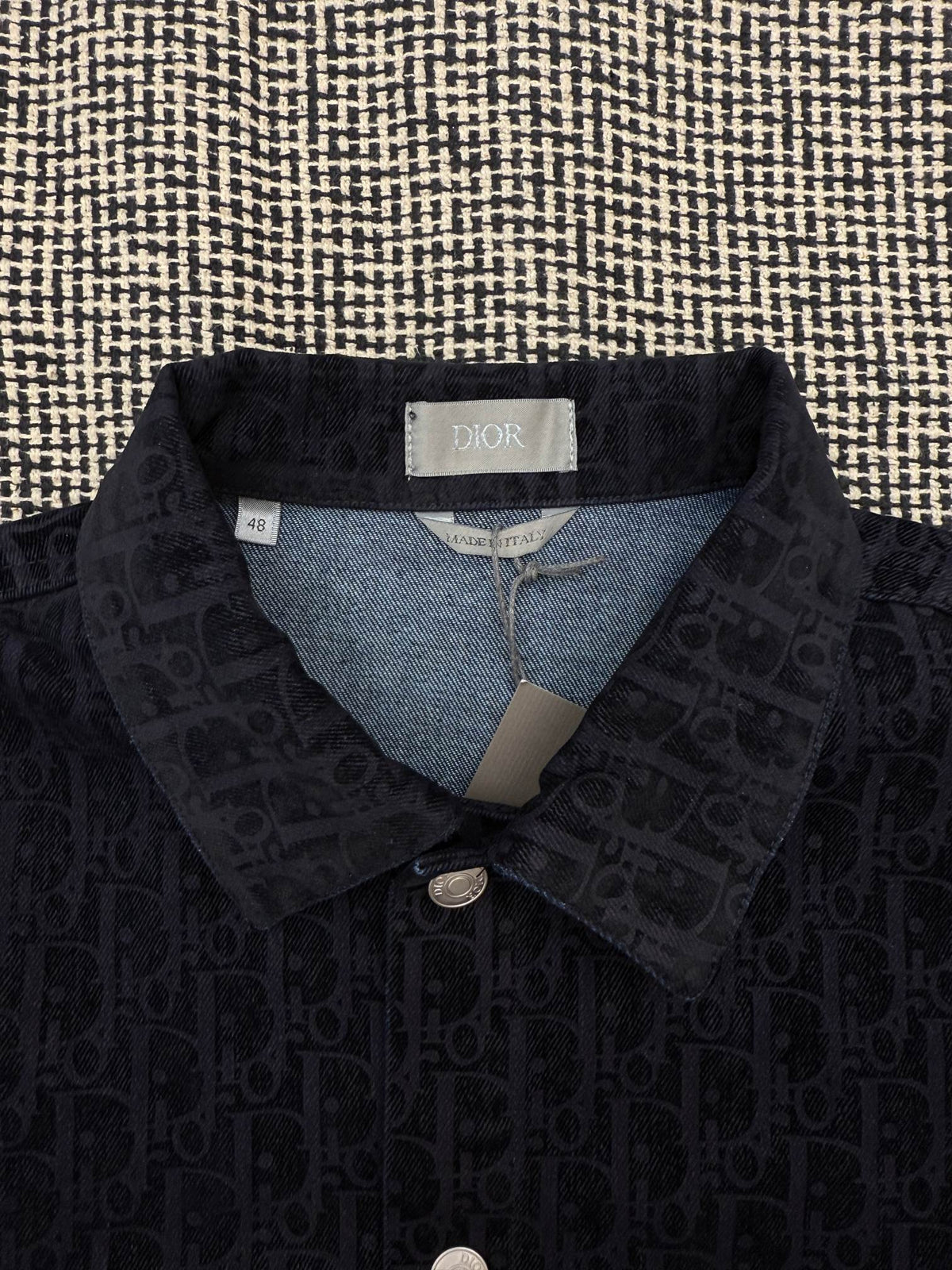 Dior All-over Jacquard Denim Shirt