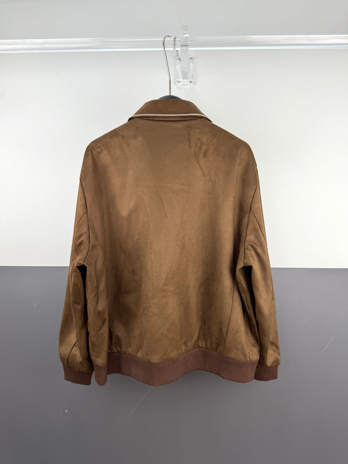 LV x Tyler Suede Zip up Bomber Jacket