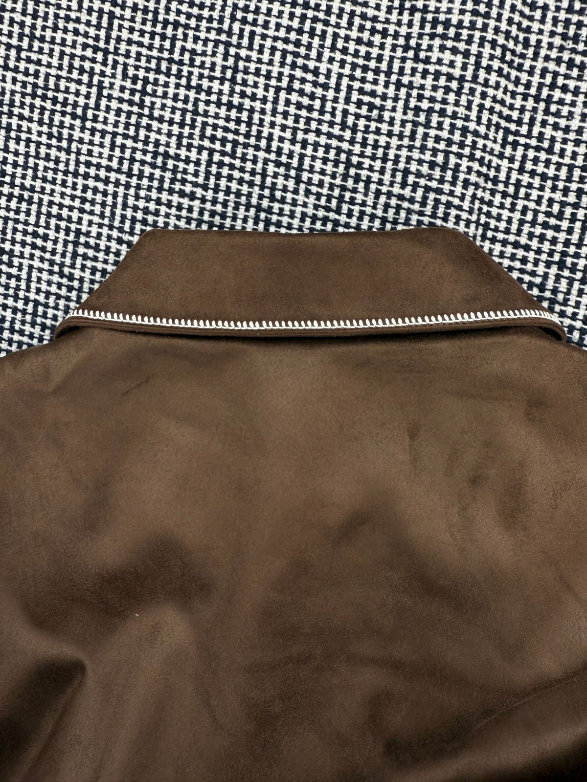 LV x Tyler Suede Zip up Bomber Jacket
