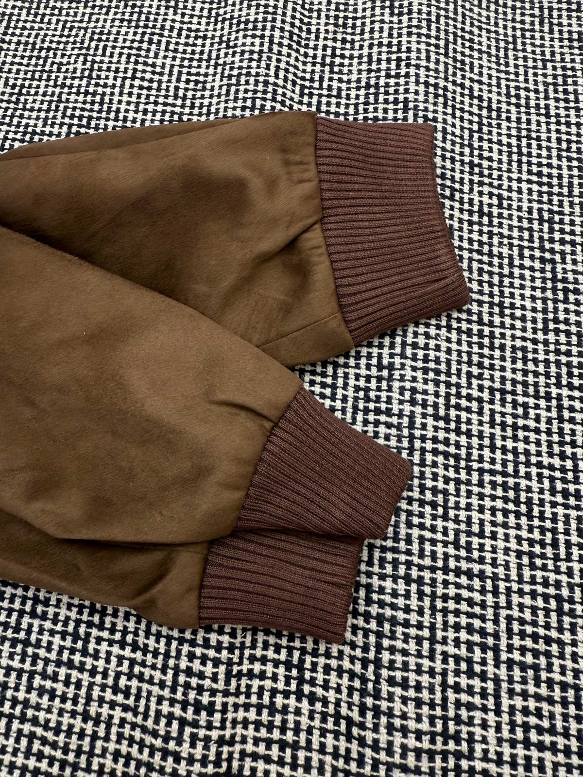 LV x Tyler Suede Zip up Bomber Jacket