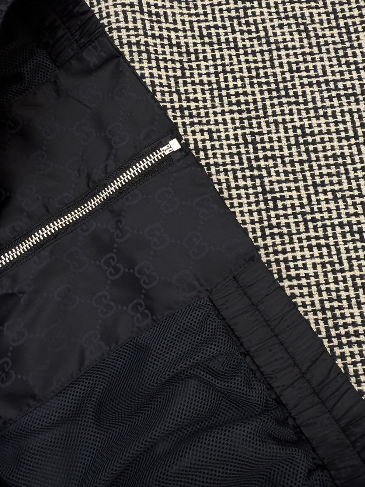 Gucci All-over Print Trench Coat/Jacket