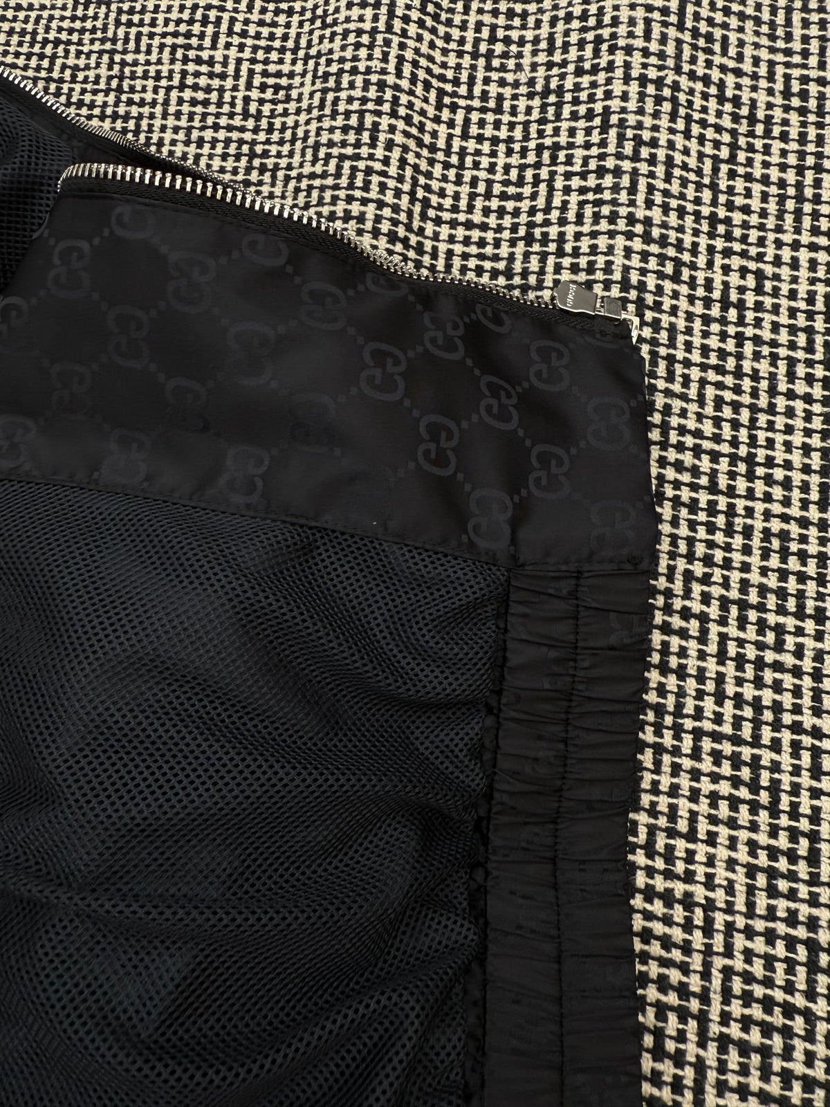 Gucci All-over Print Trench Coat/Jacket