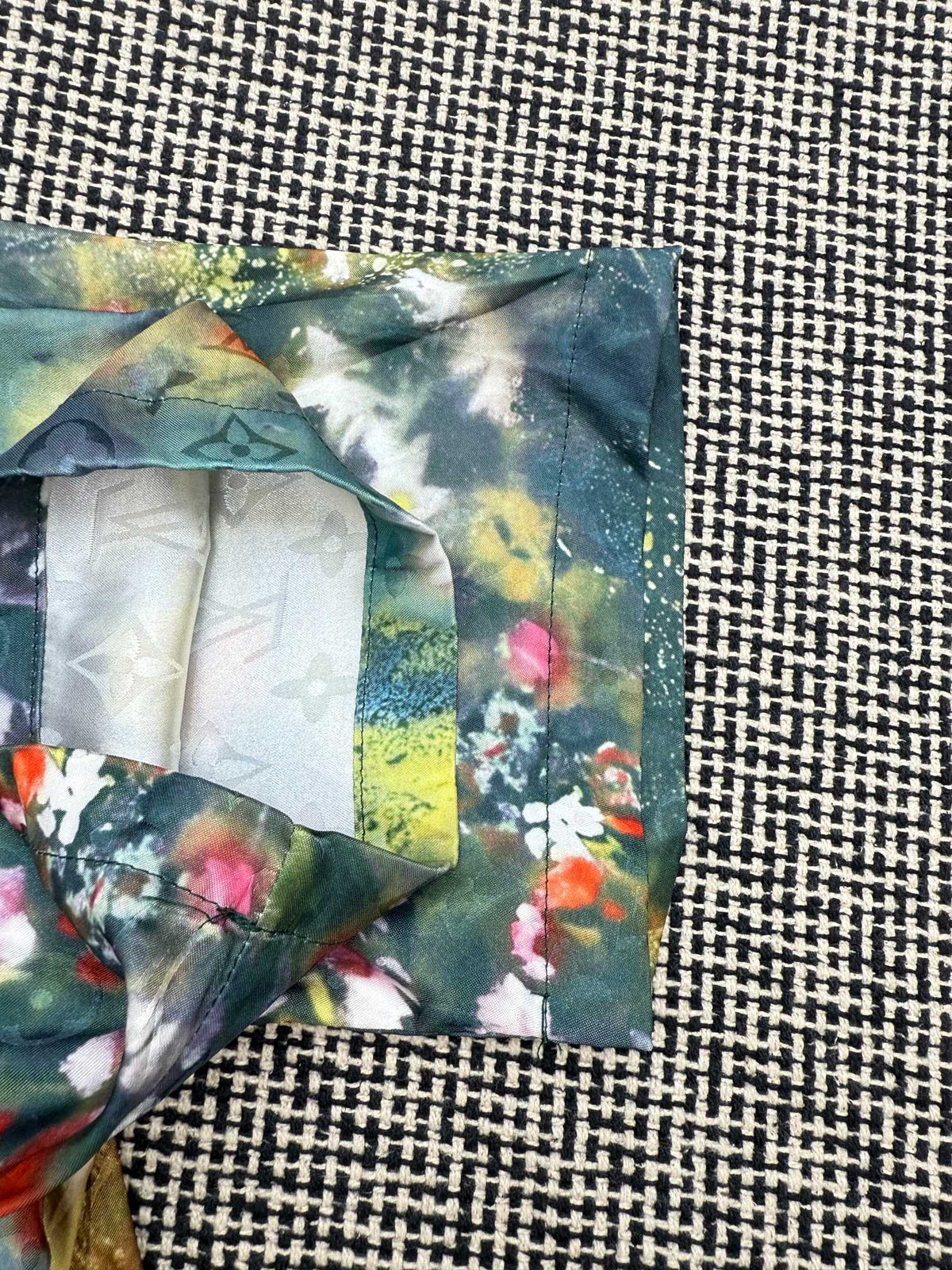 LV Watercolor Jungle Print Short Sleeve Shirt