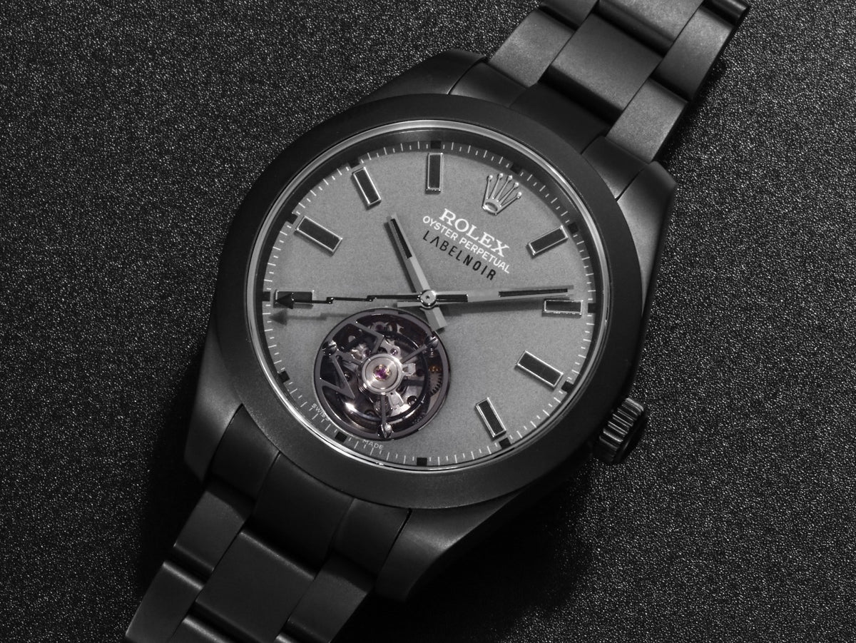 Rolex Label Noir Oyster Tourbillion Watch