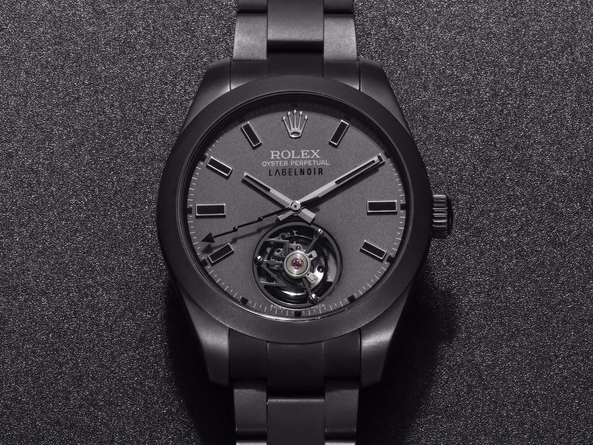 Rolex Label Noir Oyster Tourbillion Watch
