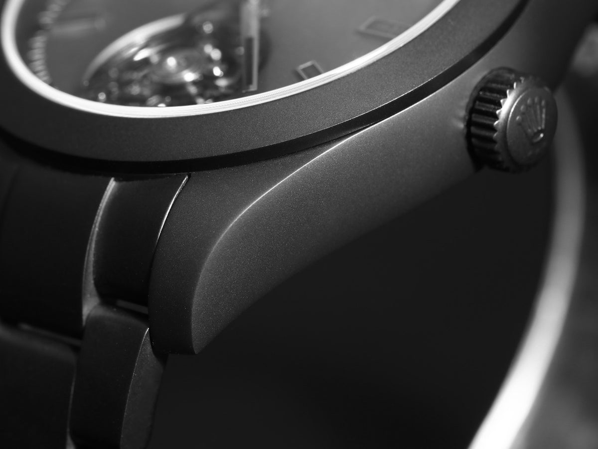 Rolex Label Noir Oyster Tourbillion Watch