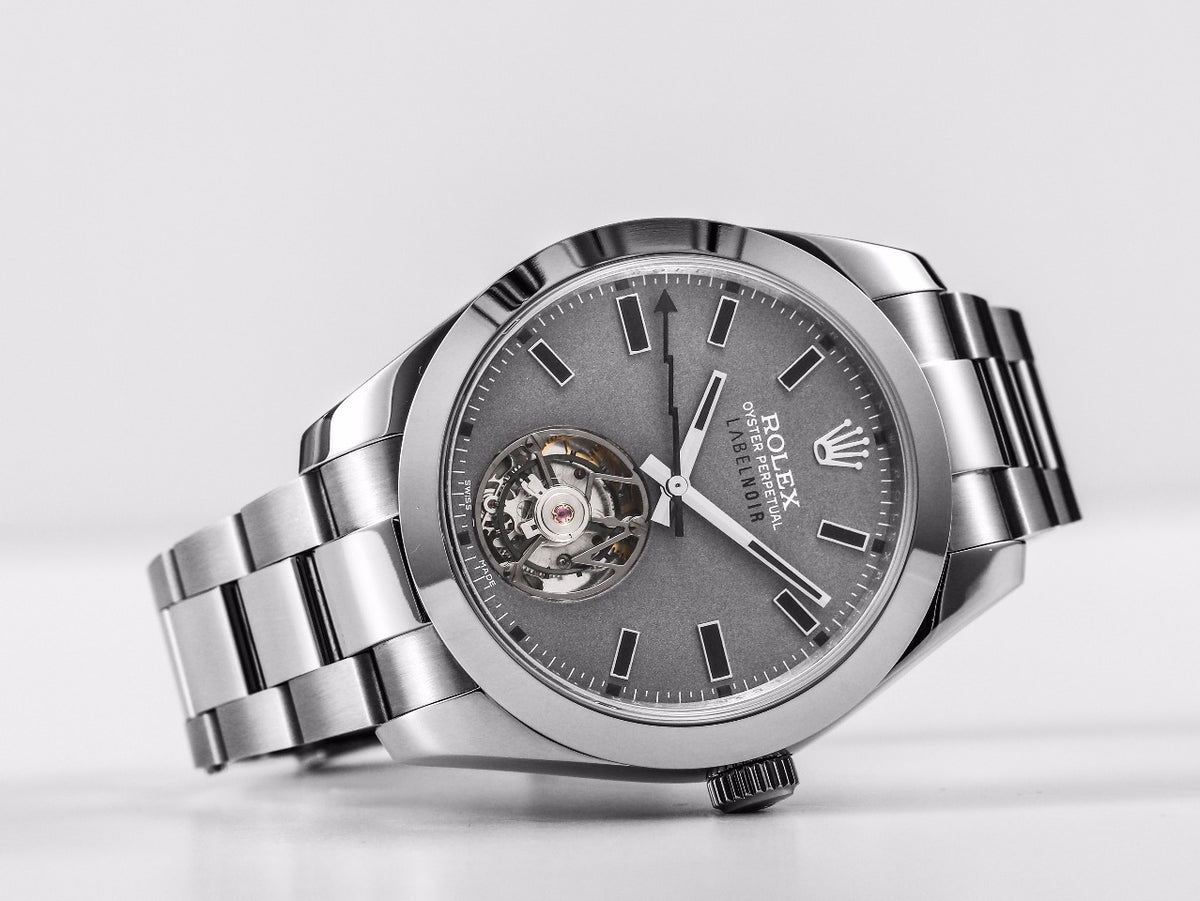 Rolex Label Noir Oyster Tourbillion Watch