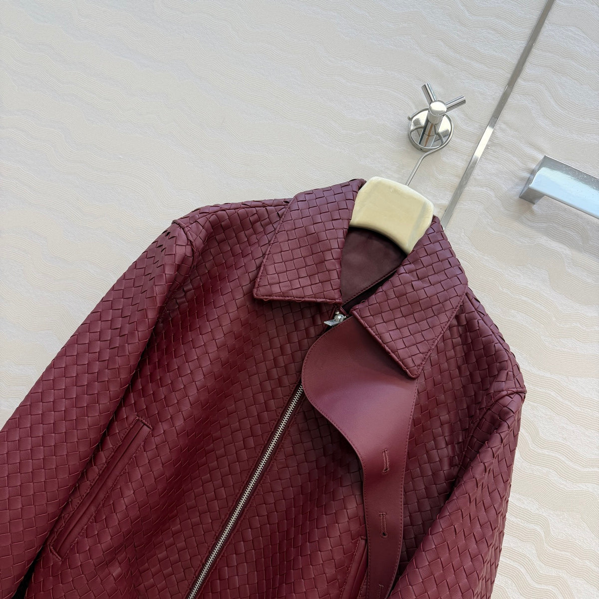Bottega Veneta Leather Jacket- Women's