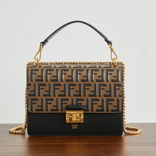 Fendi Double F Classic Kan U Handbag