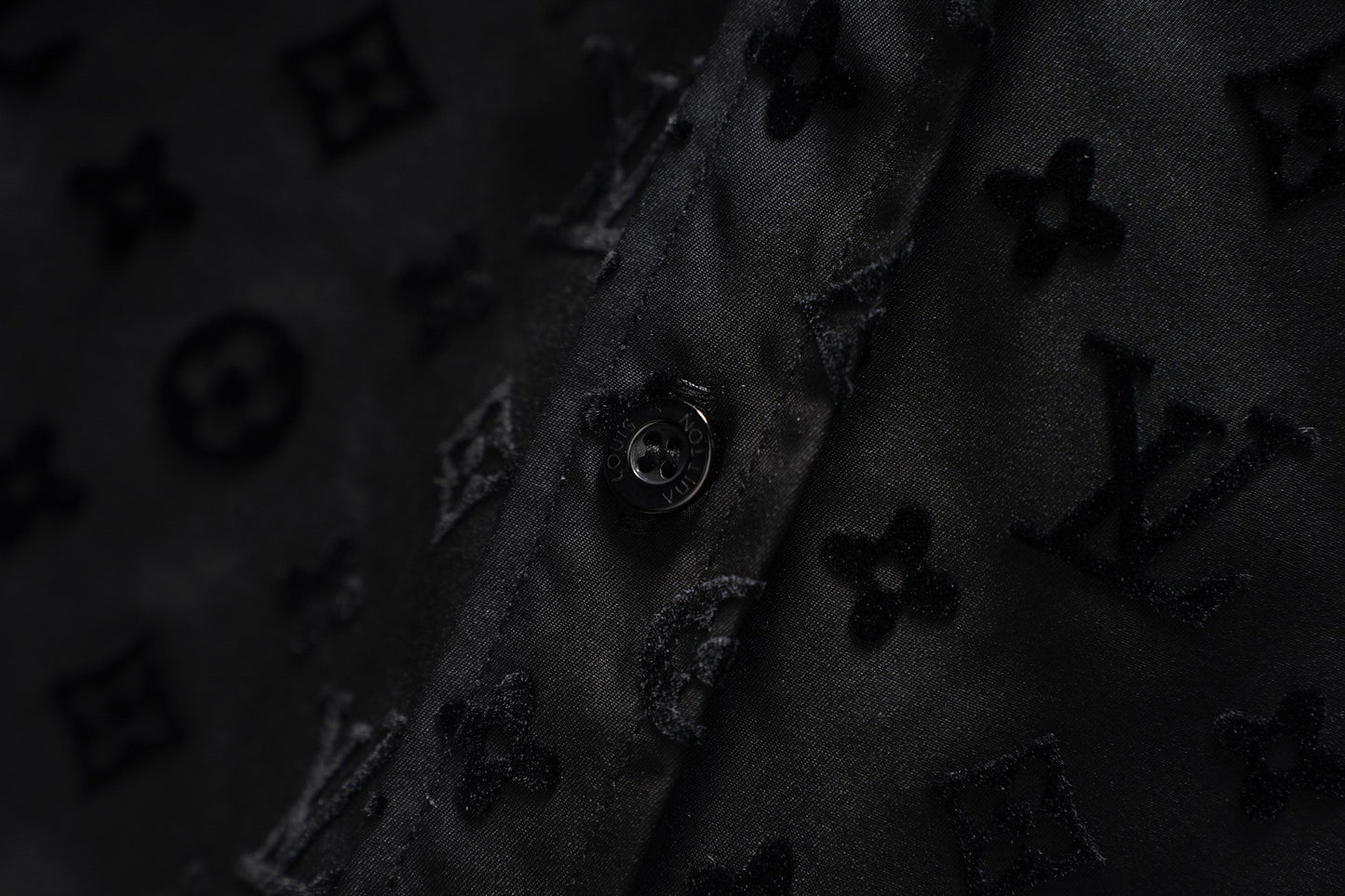LV Jacquard All-over Logo Shirt/ Jacket