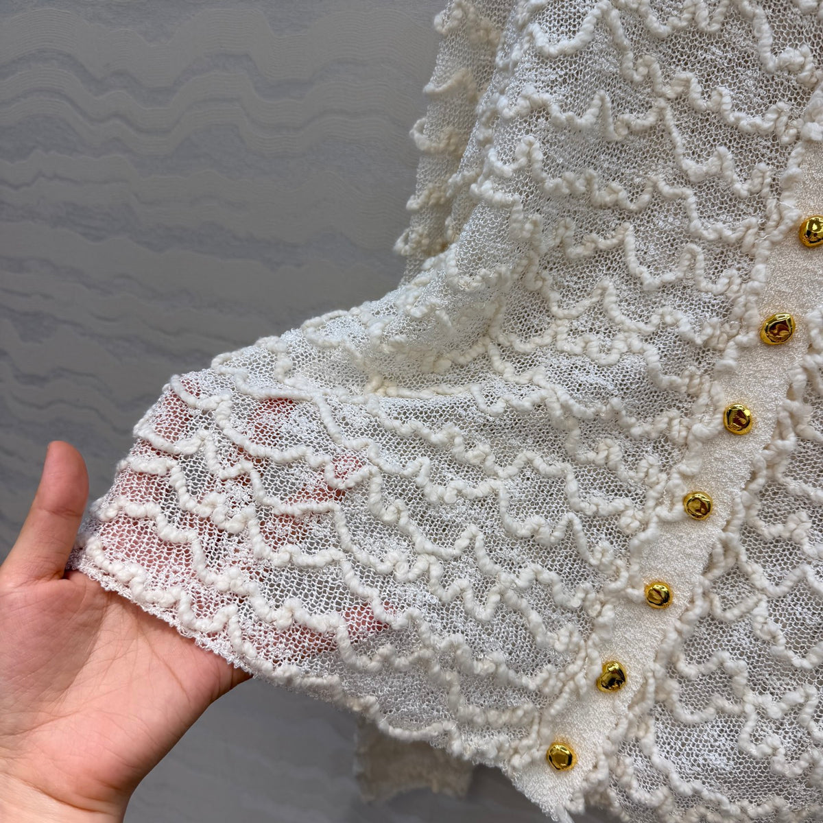 Coco Girls Round Neck Cardigan