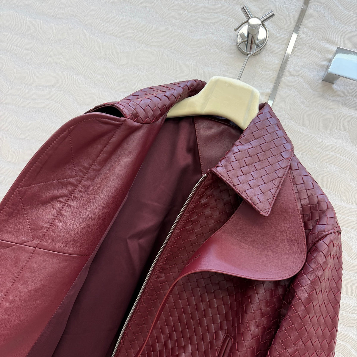 Bottega Veneta Leather Jacket- Women's