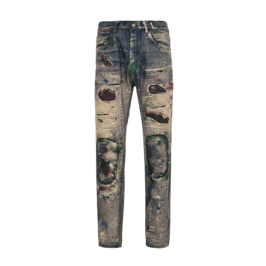 Acne Graffiti Distress Jeans