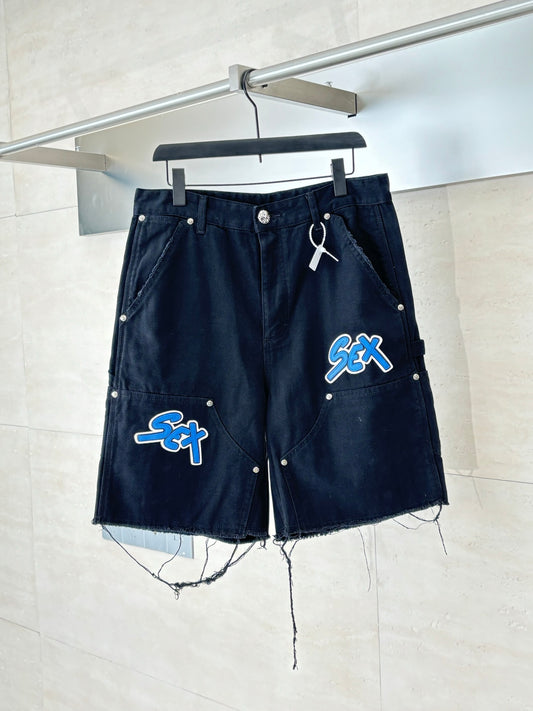 Chrome Heart Denim Shorts