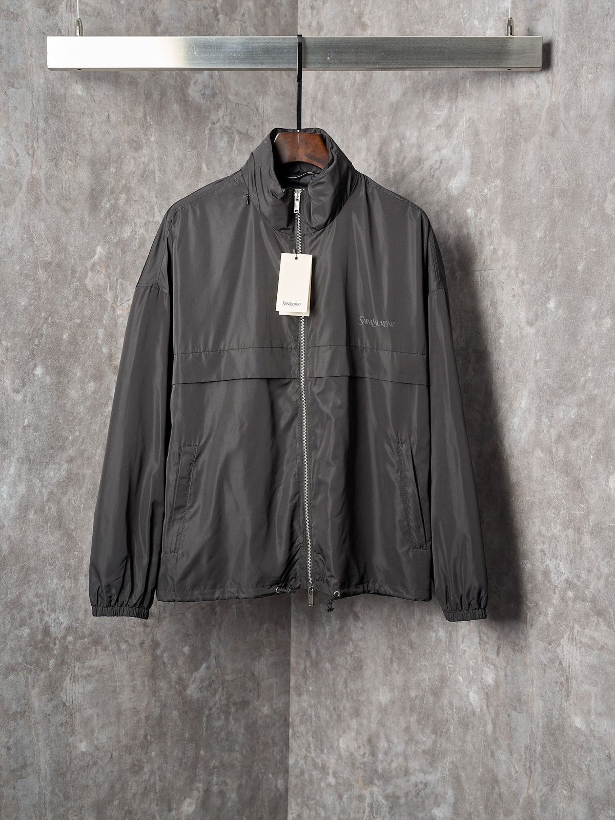 YSL Printed Hooded Jacket
