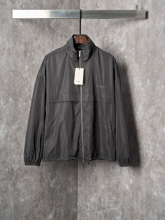 YSL Printed Hooded Jacket