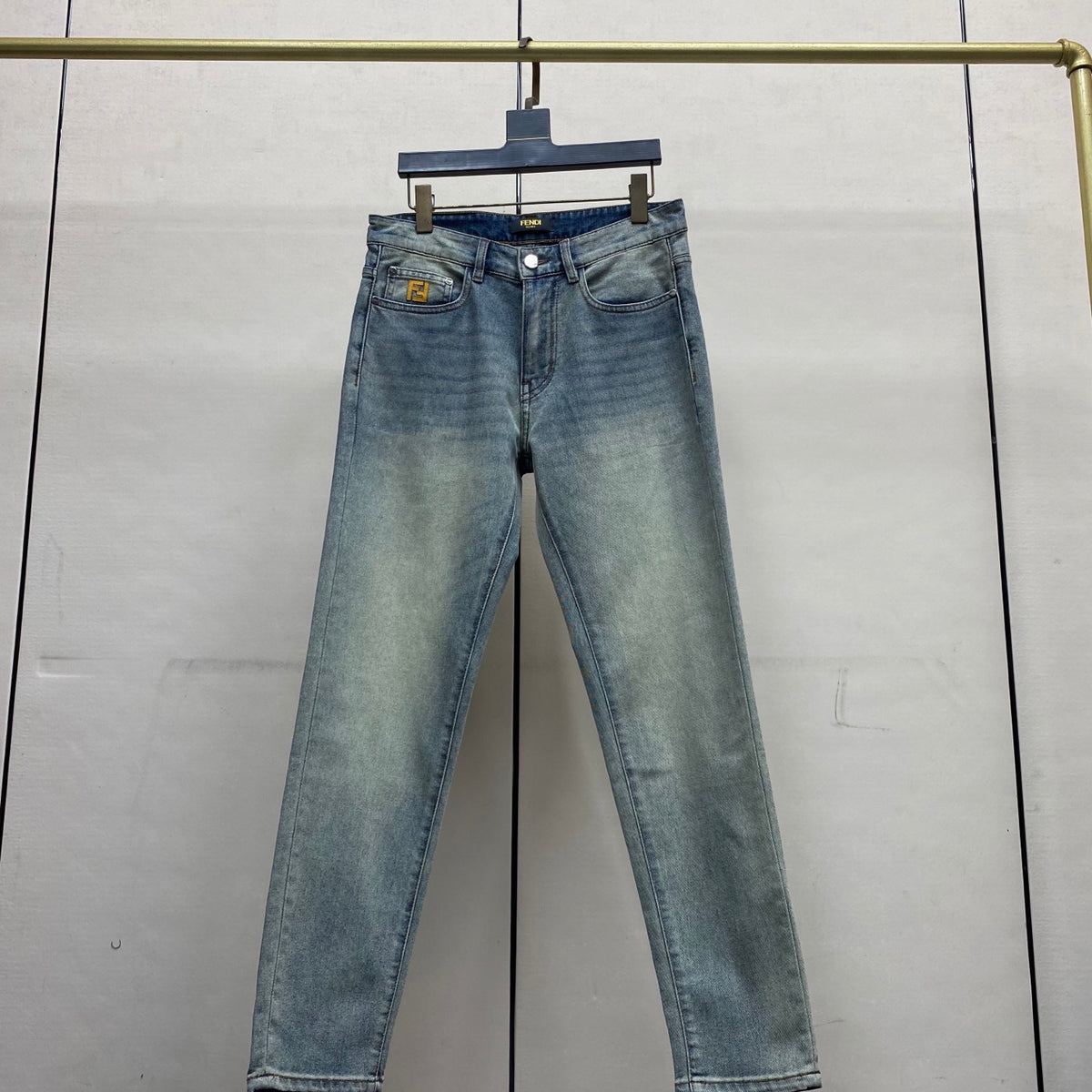 Fendi Slim Fit Straight-Leg Jeans