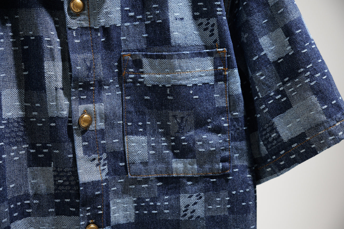 1V Nigo collab denim shirt