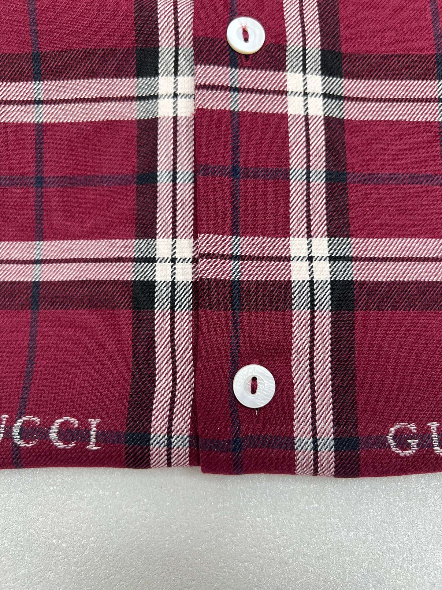 Gucci Plaid Shirt