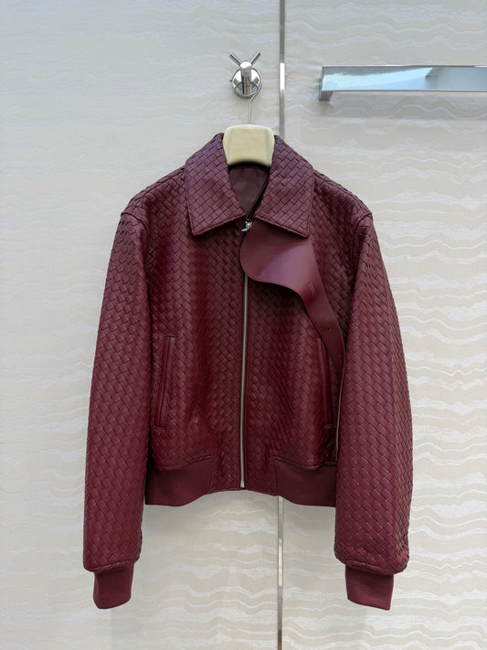 Bottega Veneta Leather Jacket- Women's