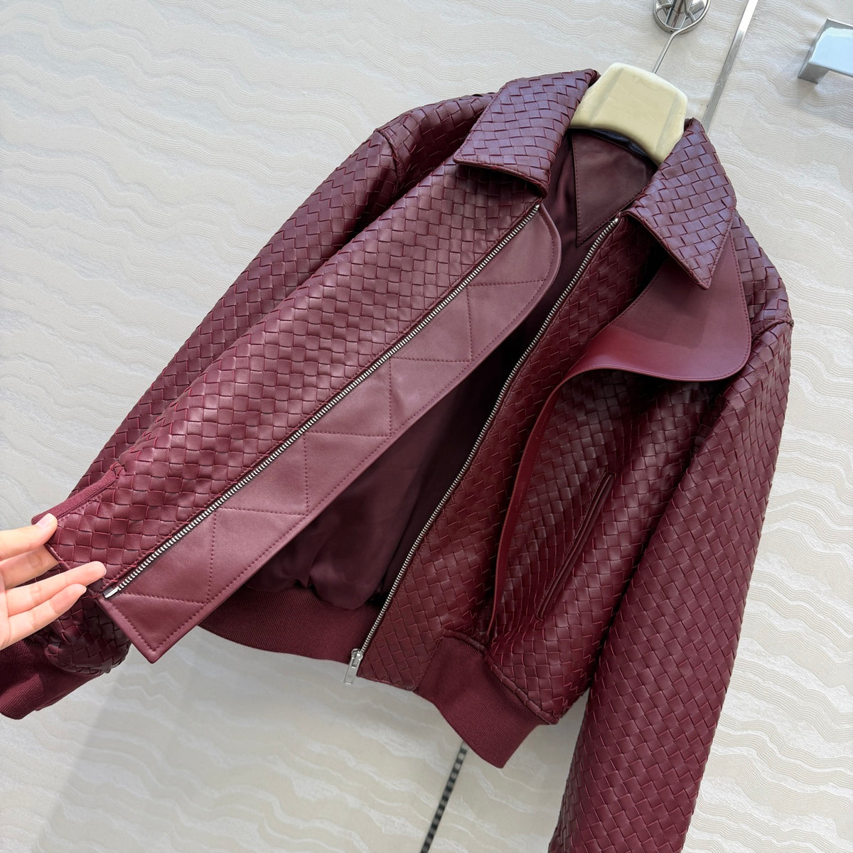 Bottega Veneta Leather Jacket- Women's