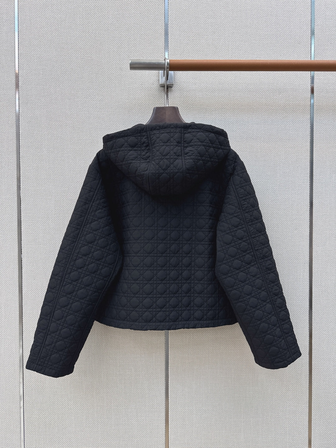 Dior Diane Wanna Get Quilted Hooded Cotton Jacket