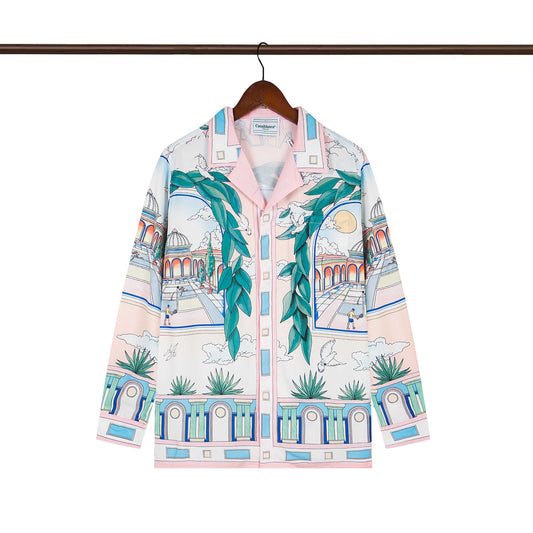 Casablanca Beachwear Long-Sleeve Shirt