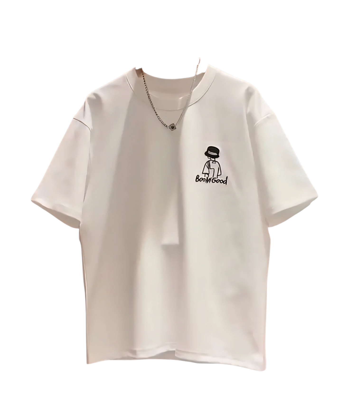 White or black graphic tee