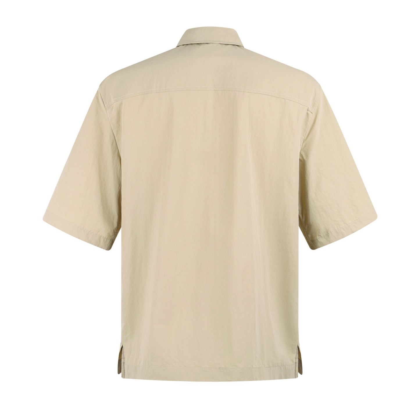 Burberry Knitted Embroidered Zip Shirt