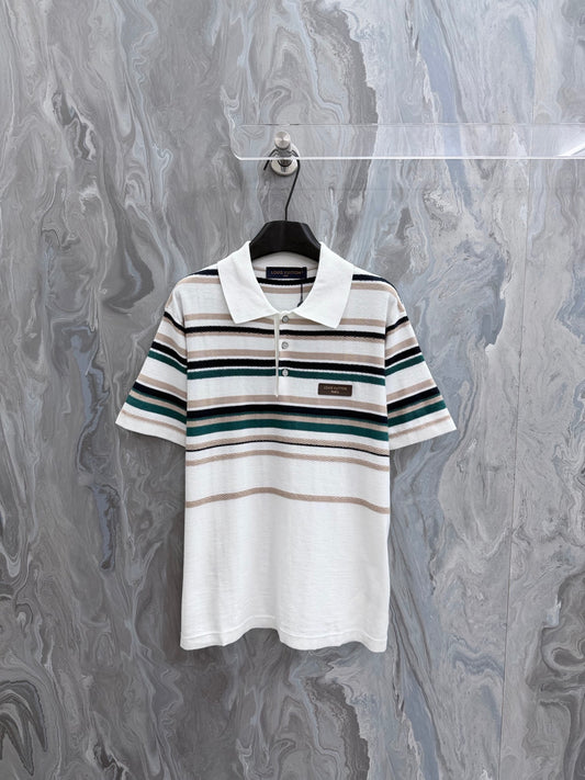 LV Striped Polo Shirt