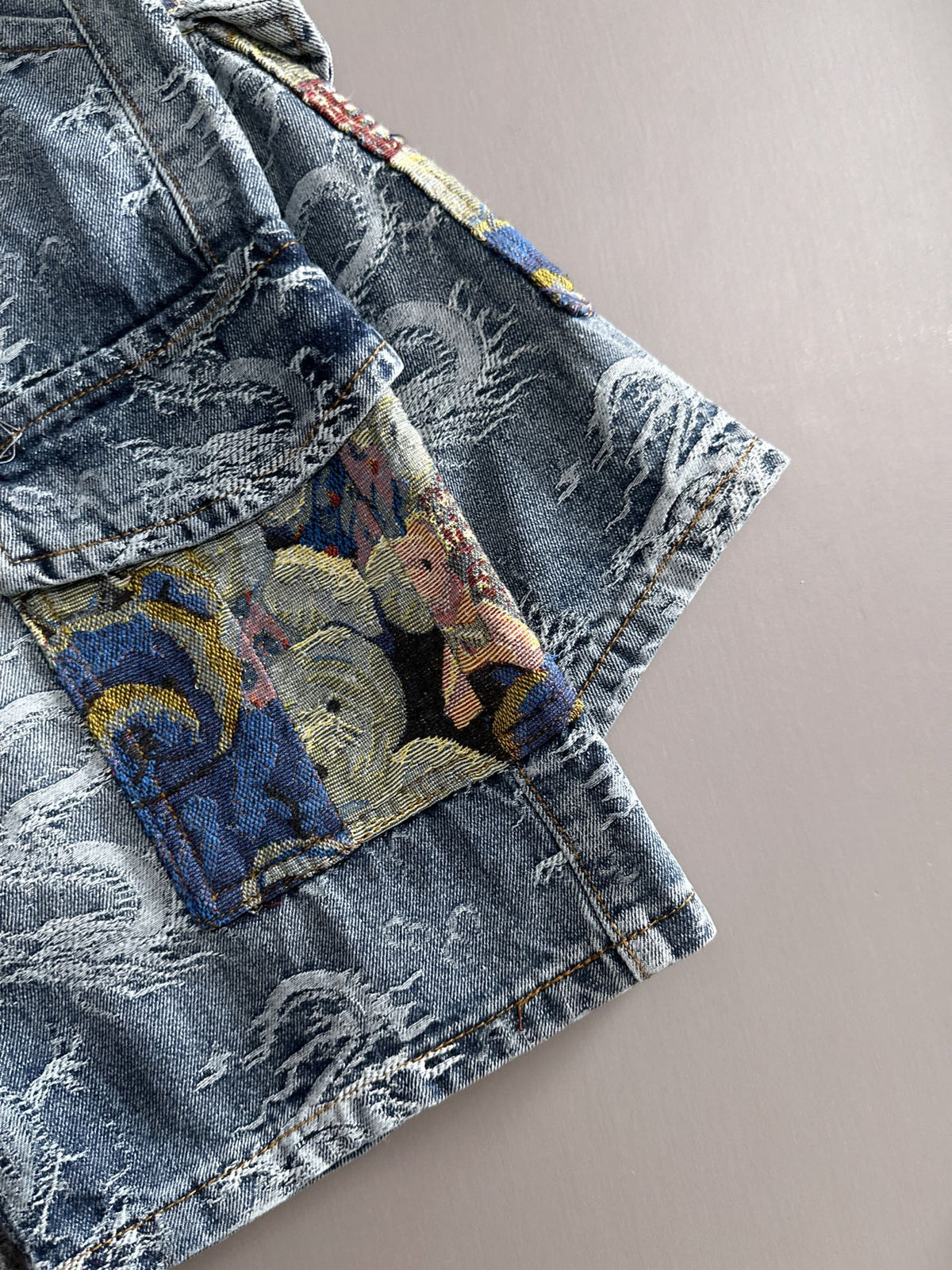 LV Denim Shorts