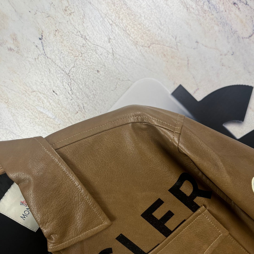 Moncler Leather Jacket