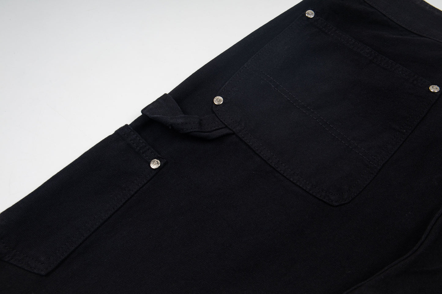 CH Logging Patchwork Leather Washed Jeans