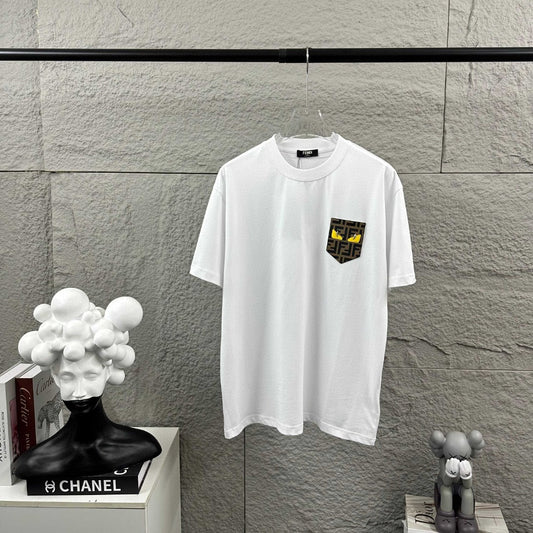 Fendi 3D Embroidered T-Shirt