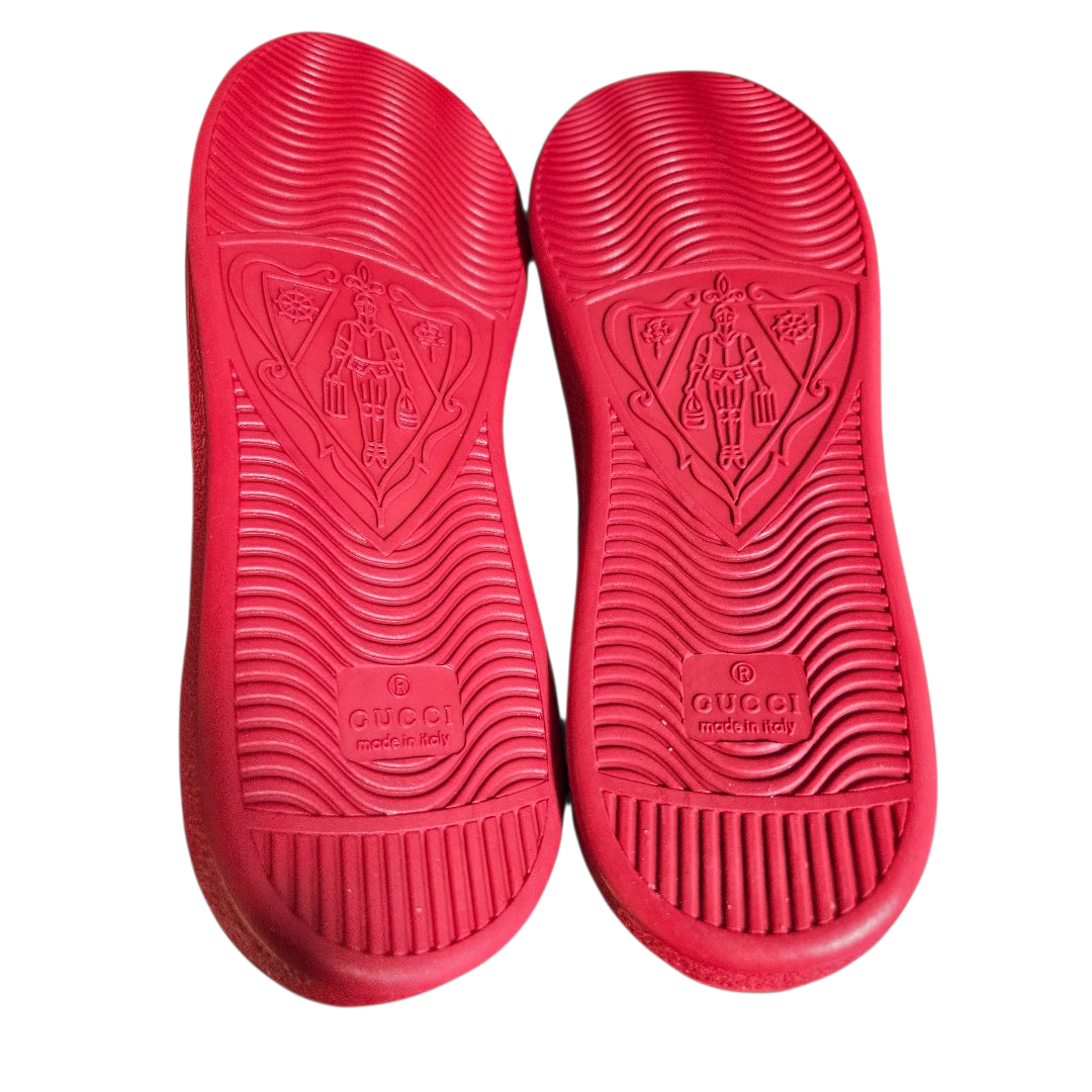 Men's Gucci Ace Low-Top Sneakers with Web